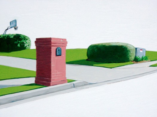 "Driveway," oil on canvas, by Meg Aubrey