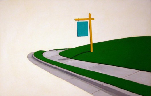 "Must See Inside," oil on panel, by Meg Aubrey