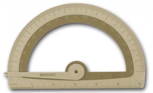 180 degrees. Can't get more opposite than that.