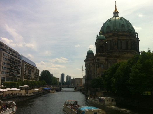 Restaurants, hotels and shops along the Spree from Museum Island offer up a walkable, compact, complete neighborhood.