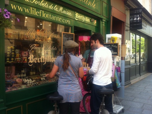This exquisite little chocolate and ice cream shop isn’t even big enough to go inside.