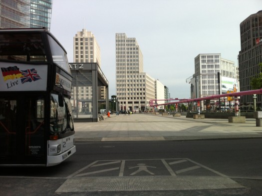 Potsdamer Platz and Leipziger Platz have seen significant redevelopment in the last decade, but you may detect reverberations left over from the Cold War in the large scale, which leads to isolation.