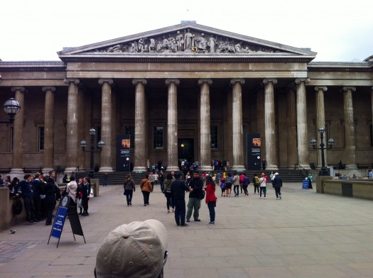 Always a crowd at the British Museum, even before opening hours. And it’s for much more than a glimpse of the original Rosetta Stone.