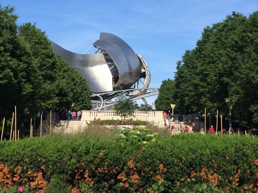 Jay Pritzker Pavilion designed by Frank Gehry in Chicago’s Millennium Park