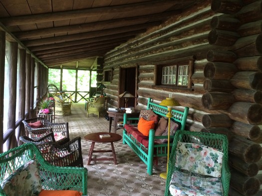 Lean Building: Century log cabin built three generations ago.