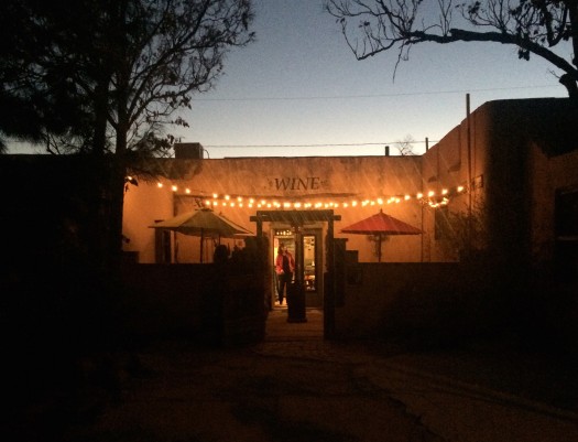 Wine bar in Mesilla, New Mexico.