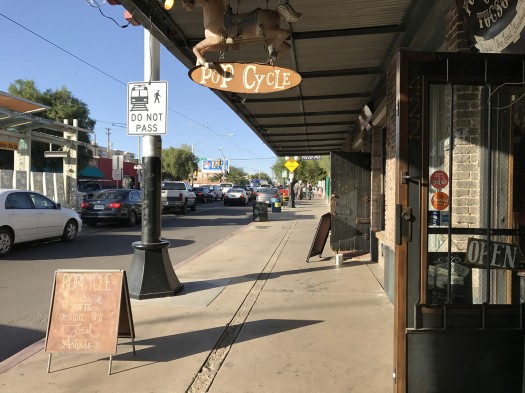 Shade out. Door open. Local artists. Welcome abounds.
