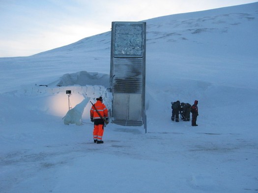 The Svalbard Global Seed Vault (Photo by Dag Endresen)