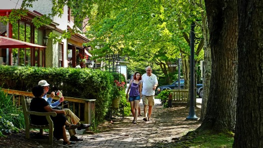 A walkable historic neighborhood in Asheville, NC (photo courtesy of Victor Dover. Click for larger view.)